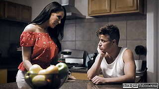Stepson ask to fuck pair his stepmoms