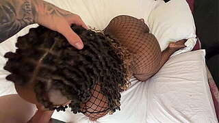 I Cheated on My Wife with a Breasty Grease Booty Dark Girl, This babe Invent Me Cum Twice Later Squirting on My Penis