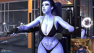 Training Meeting with Widowmaker (Overwatch Anime 3D)