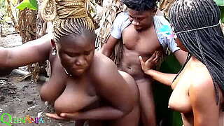 Soiree Outdoor AFRICAN Cadeau AND Mates FUCKING Outdoor