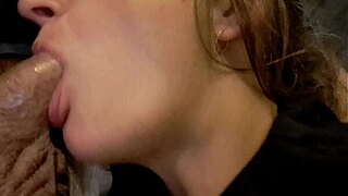 Fere cums in my throat