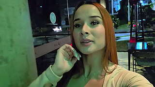 COLOMBIAN Young has risky National SEX with alien in a restaurant bathroom! - Abella Olsen
