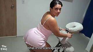 MILF stepmom acquires a massage from her stepson &ldquo_I  desire u to receive the muscle stress afield of my ass&rdquo_