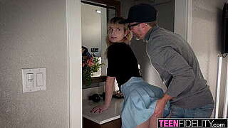 TEENFIDELITY Slim Golden-haired Whore Evie Christian