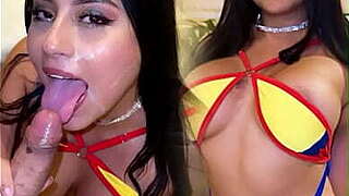 Colombiana celebrando la copa Am&eacute_rica wide corrida en la cara y sexo duro