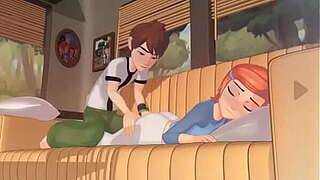 Ben10 fode sua prima