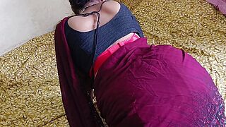 Sister-in-law fucking her arse for the pioneer hour in foreside of the camera mms movie scene went viral in gaudy Hindi voice stout mms