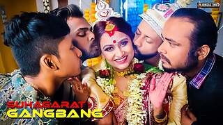 Group-sex Suhagarat - Besi Indian Wife Very First Suhagarat with Four Spouse ( Overall Movie scene )