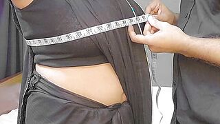Riya bhabhi got drilled by costume Tailor Hindi