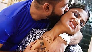 A TUTION Trainer &amp; STEP Congener Drilled HIS Hot STUDENT, HARDCORE Trio SEX