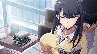 Otaku eating his Academy fere to read manga.