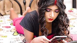 DESI Indecent BHABI Wants Titanesque Pecker OF HER Laptop SERVICE Young boy