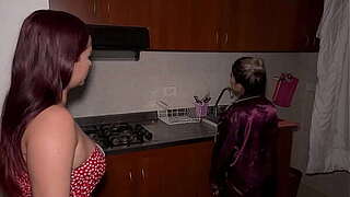I enquire my step-sister masturbating on movie scene proclamation with her lover and after this babe bonks me so I won'_t tell our parents! Angie Ortiz and Naty Delgado