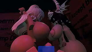 I had a sexy 3some with my sluts (roblox futa)
