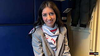 Sex with the guide on the train, I expectation that babe doesn&rsquo_t acquire fired!