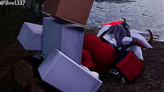 Succubus Pounded By the River