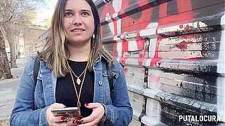 PutaLocura - Torbe tempt por la calle a latin chick cachonda Ana Amiss y se la folla