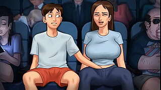 Summertime Saga - Training school virgin rides massive 10-Pounder in dorm room