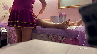 Waxing and Oral-sex at Chinese massage salon